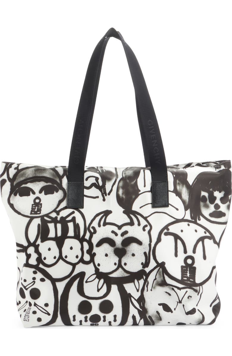 Givenchy x Chito 4G Light Graffiti Print Tote, Alternate, color,