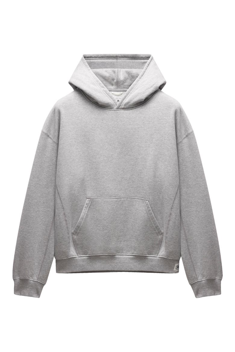 97 Midweight Cotton Blend Fleece Hoodie, Alternate, color, HEATHER GREY