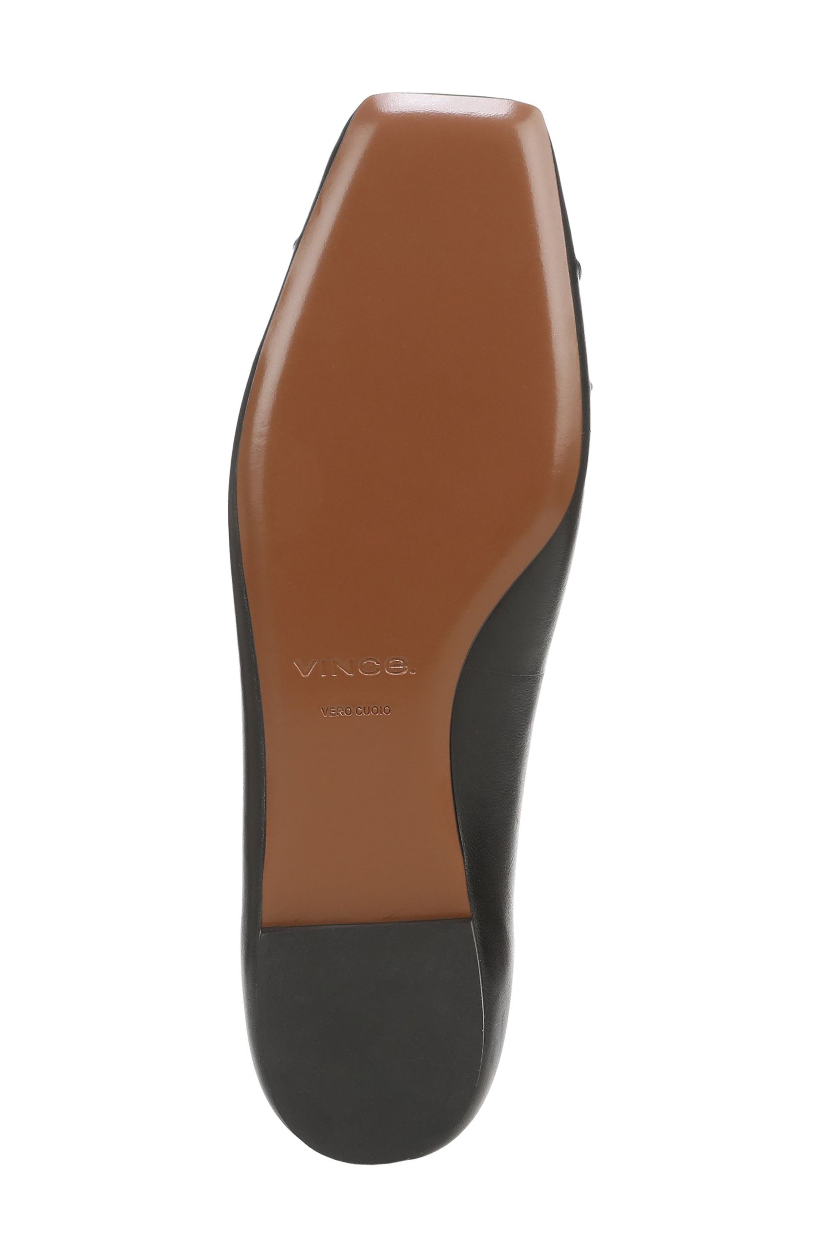 Dany Leather Flat, Alternate, color, BLACK NAPPA