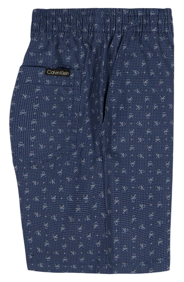 Calvin Klein Kids' Graphic T-Shirt & Shorts Set, Alternate, color, Navy Multi