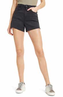 PAIGE Allure High Waist Cutoff Denim Shorts