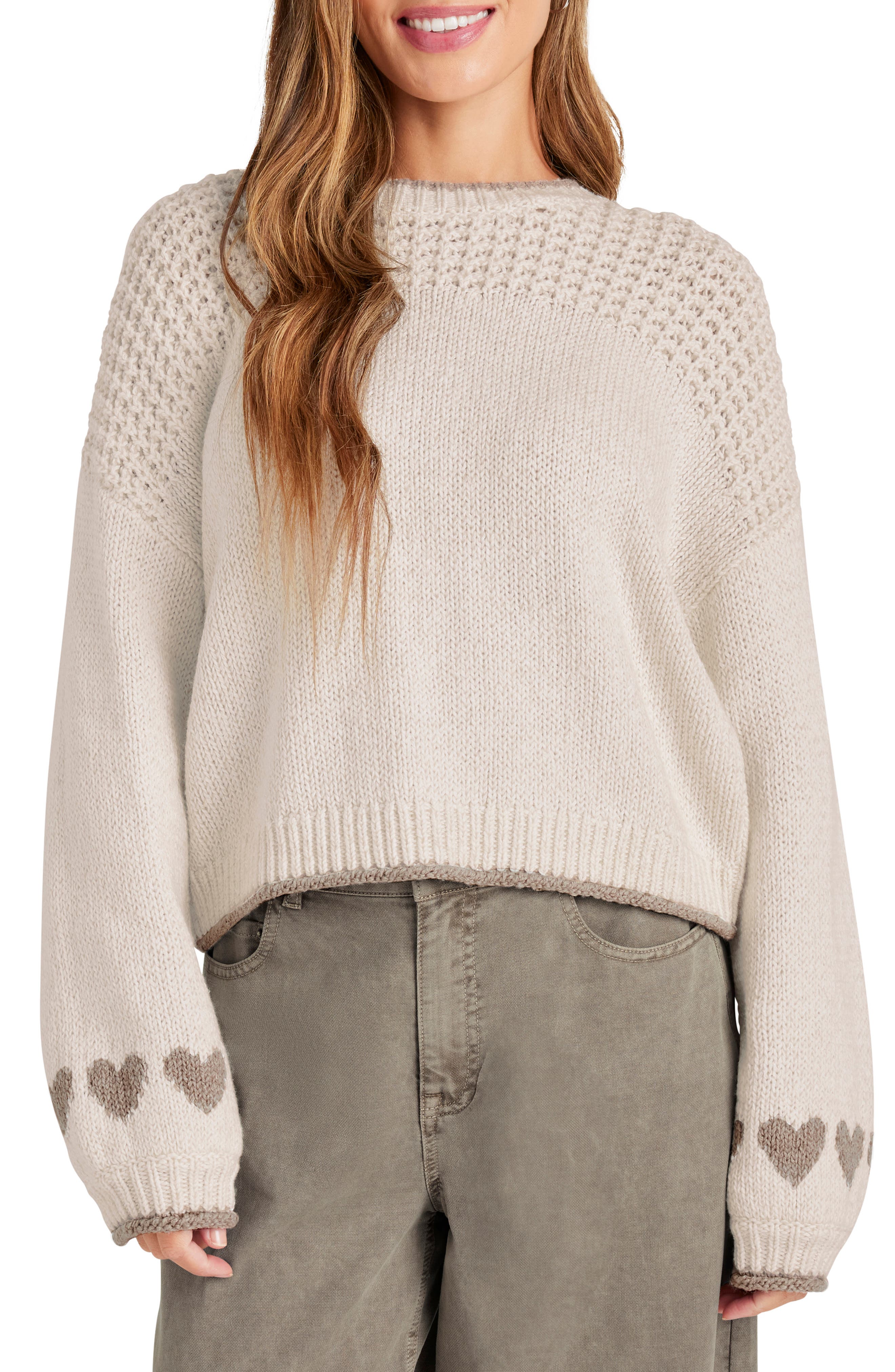 Splendid Charity Hearts Sweater