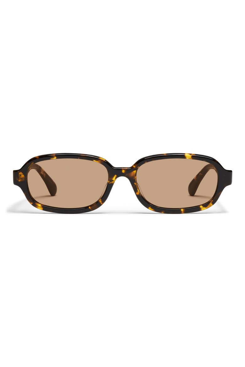 Could Never 35mm Square Sunglasses, Main, color, TORT YELLOW/ TAN