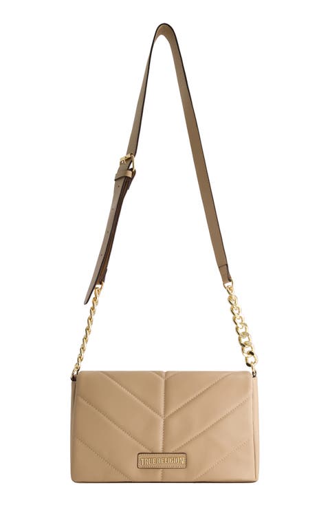 Quilted Logo Crossbody Bag