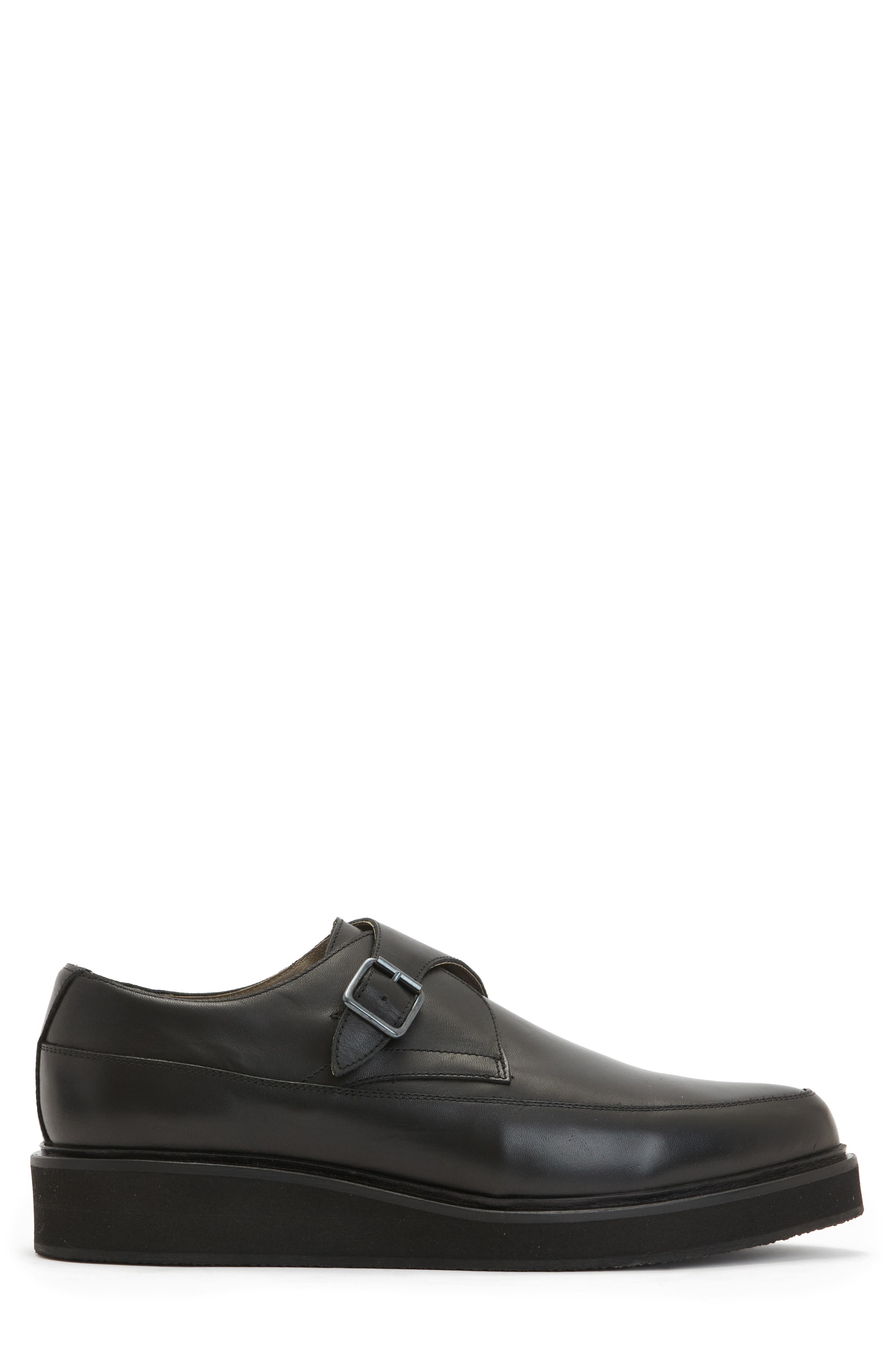 AllSaints Luke Monk Strap Shoe, Alternate, color, 