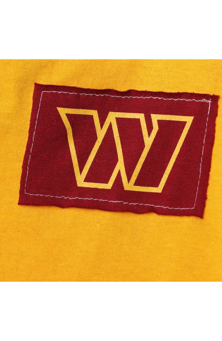 REFRIED APPAREL Women's Refried Apparel Gold Washington Commanders Mini Skirt, Alternate, color,