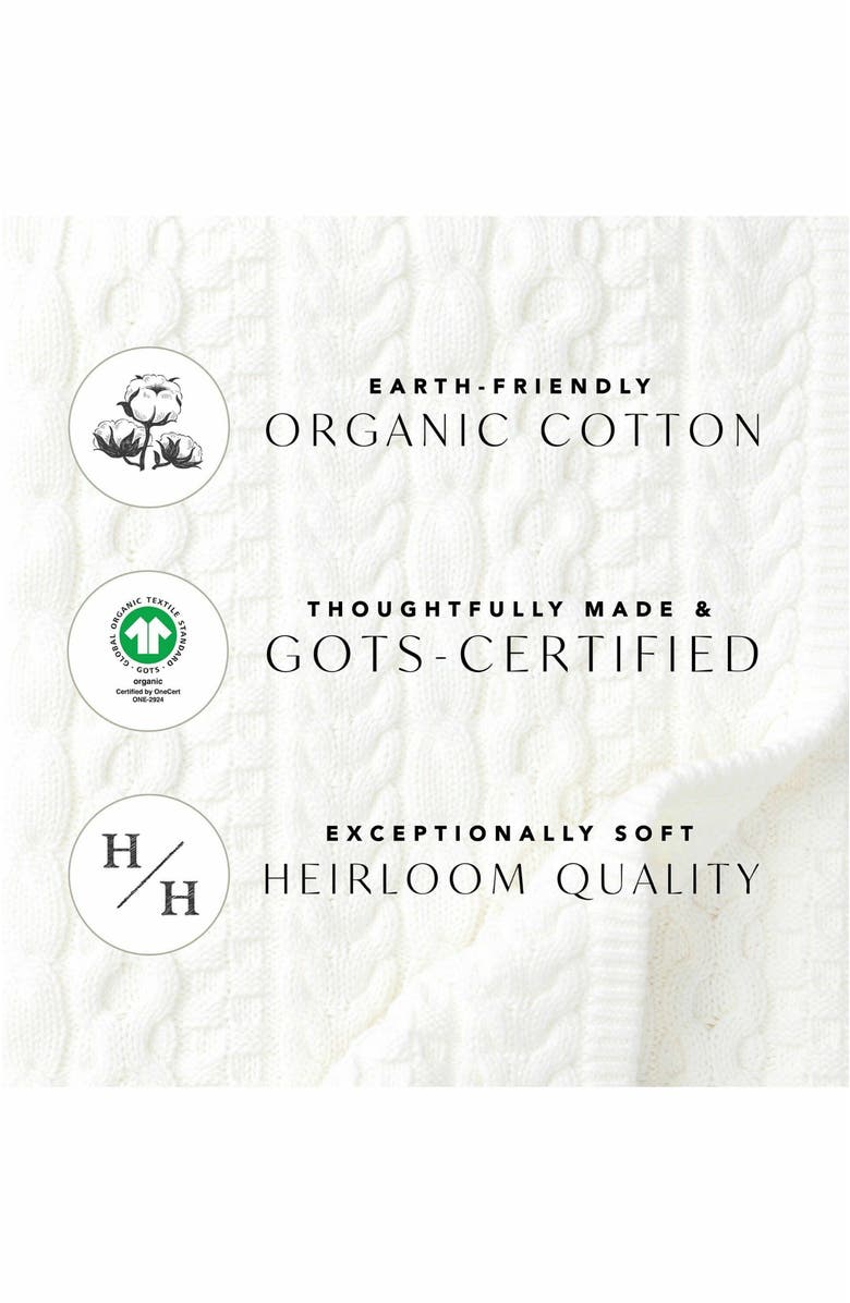 Hope & Henry Baby Organic Cotton Cardigan and Sweater Legging Set, Alternate, color, Gray Heather