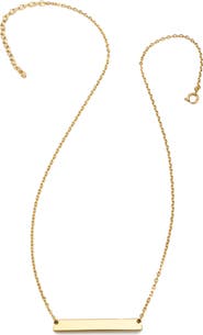 Cufflinks, Inc. Men's Engravable Goldtone Necklace