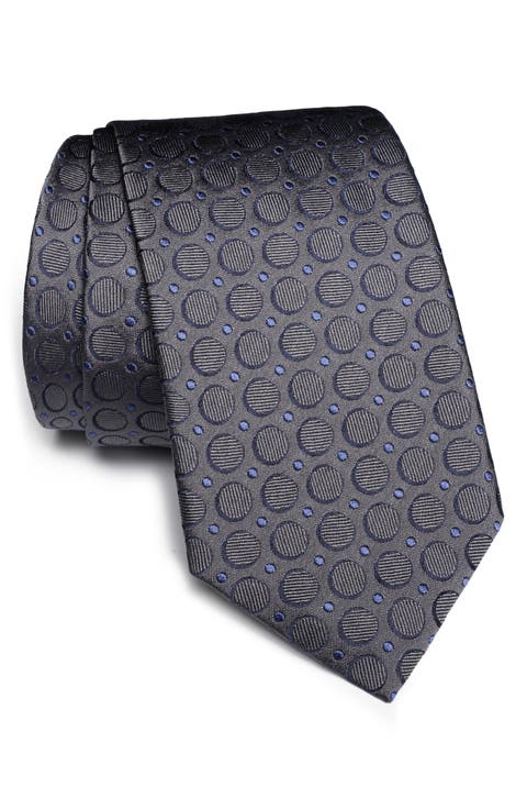 Lorimer Medallion Print Silk Tie