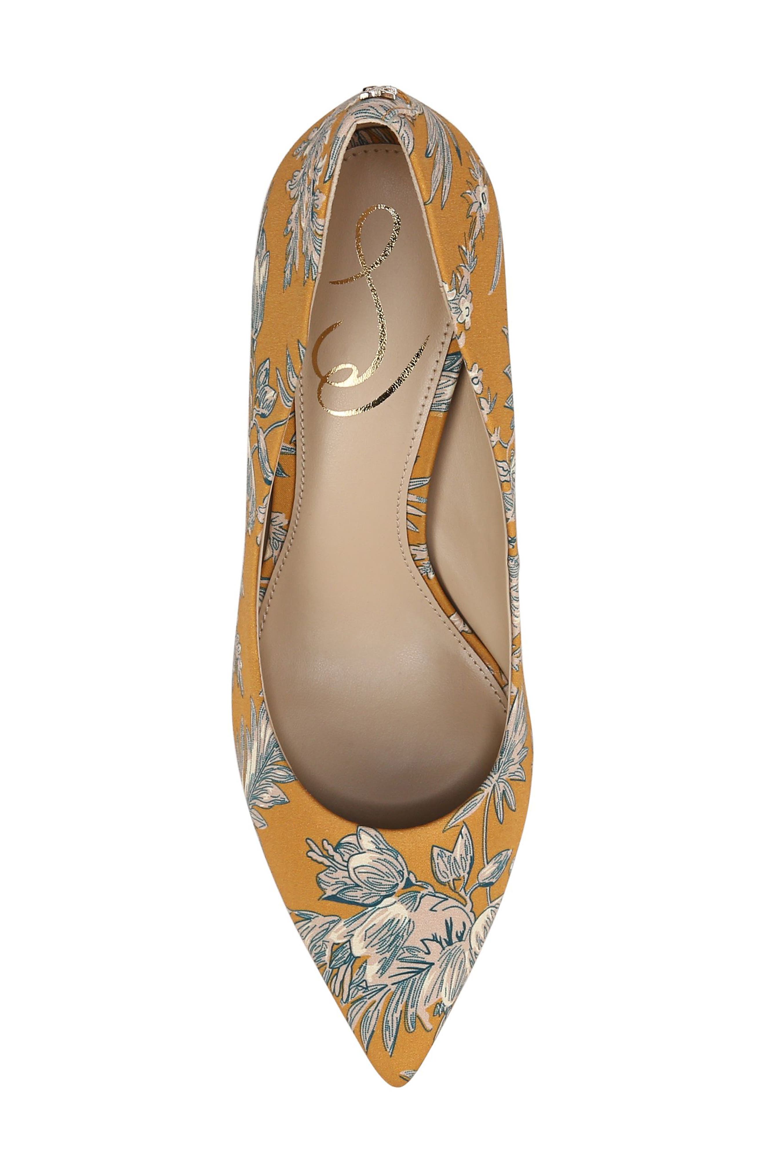 Hazel Pointed Toe Pump, Alternate, color, WASHED MARIGOLD