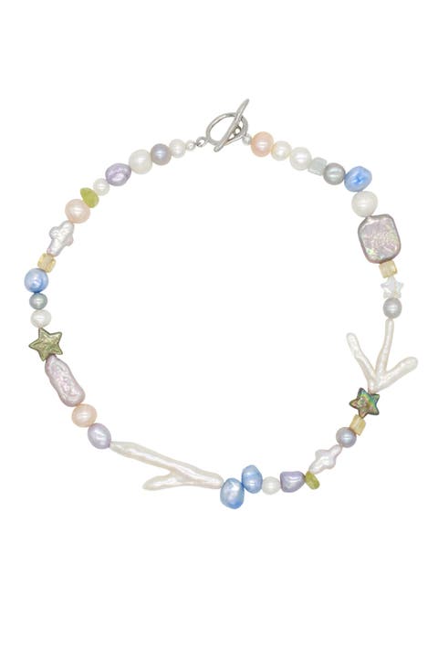 Multicolor Pearl Necklace