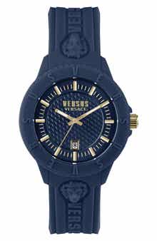 VERSUS Versace Women's Tokyo Pink Dial Silicone Strap Sport Watch, 42mm
