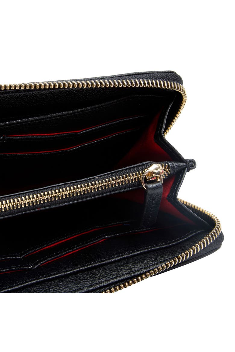 Mimi Continental Wallet, Alternate, color, Black