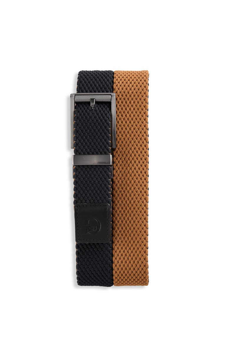 Robert Graham Big & Tall Clubhouse Reversible Belt, Main, color, Black Tan