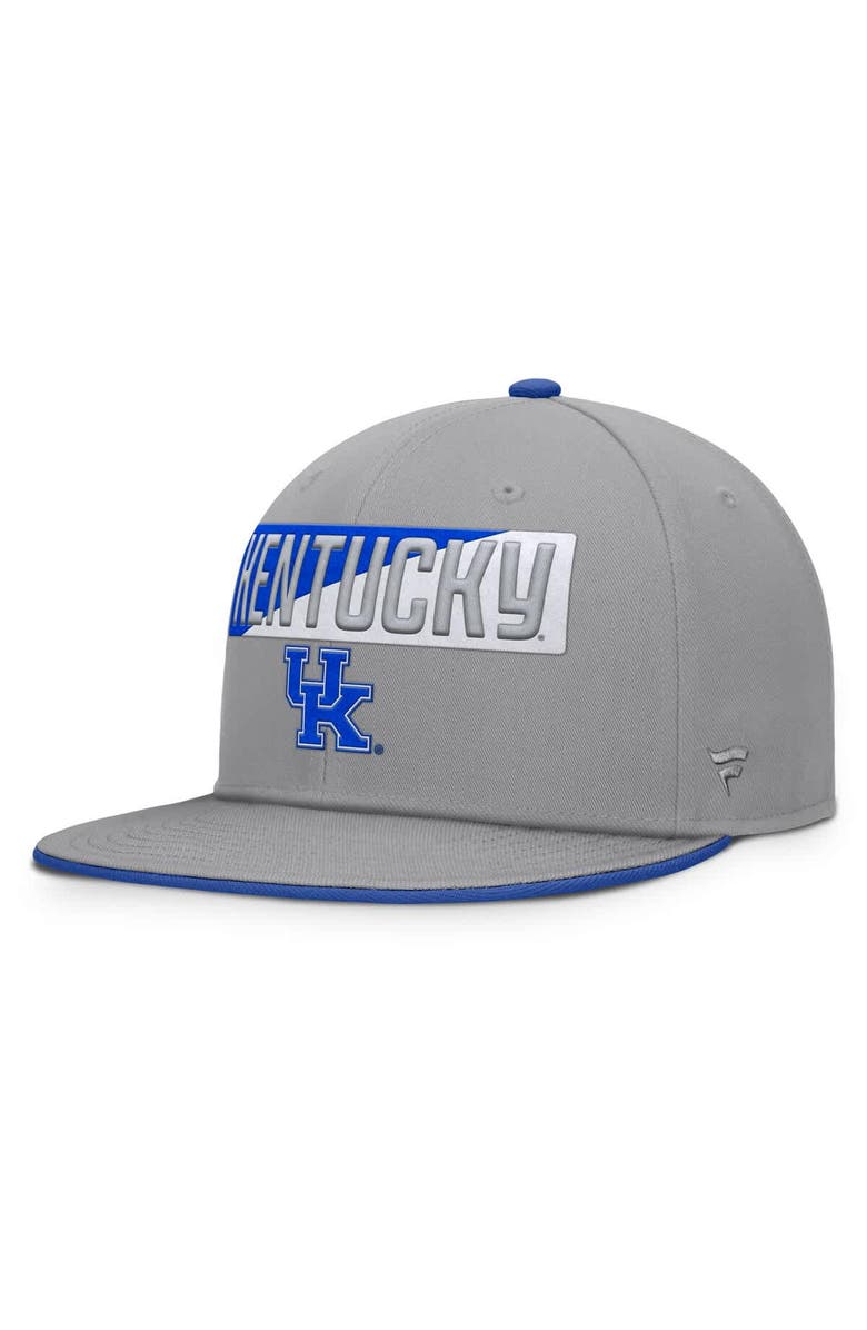 FANATICS Men's Fanatics Gray Kentucky Wildcats Duo Snapback Hat, Main, color, Gray