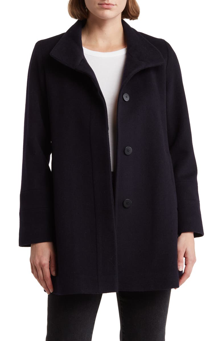Fleurette Luxe Wool Blend Coat, Alternate, color, 
