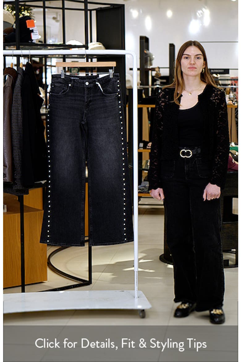 Adria Stud Wide Leg Jeans video