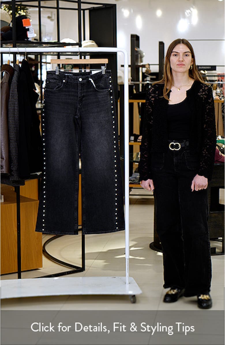 Adria Stud Wide Leg Jeans, sales video thumbnail