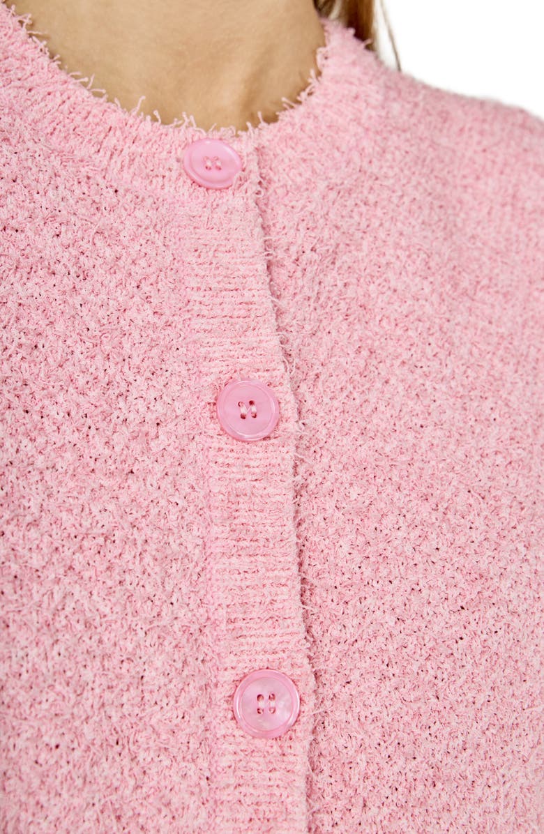 Endless Rose Textured Sweater Vest, Alternate, color, Pink