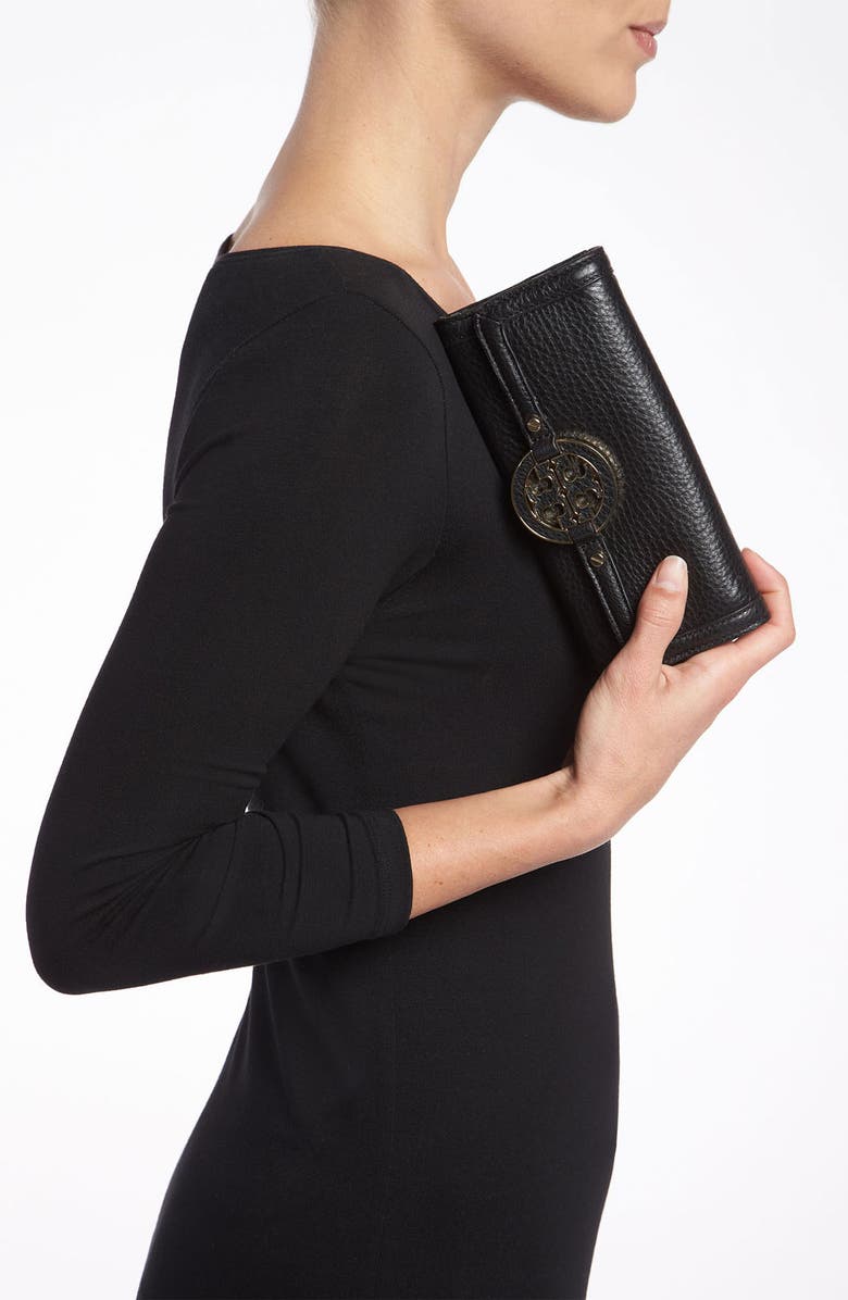Tory Burch 'Amanda' Continental Wallet, Alternate, color,