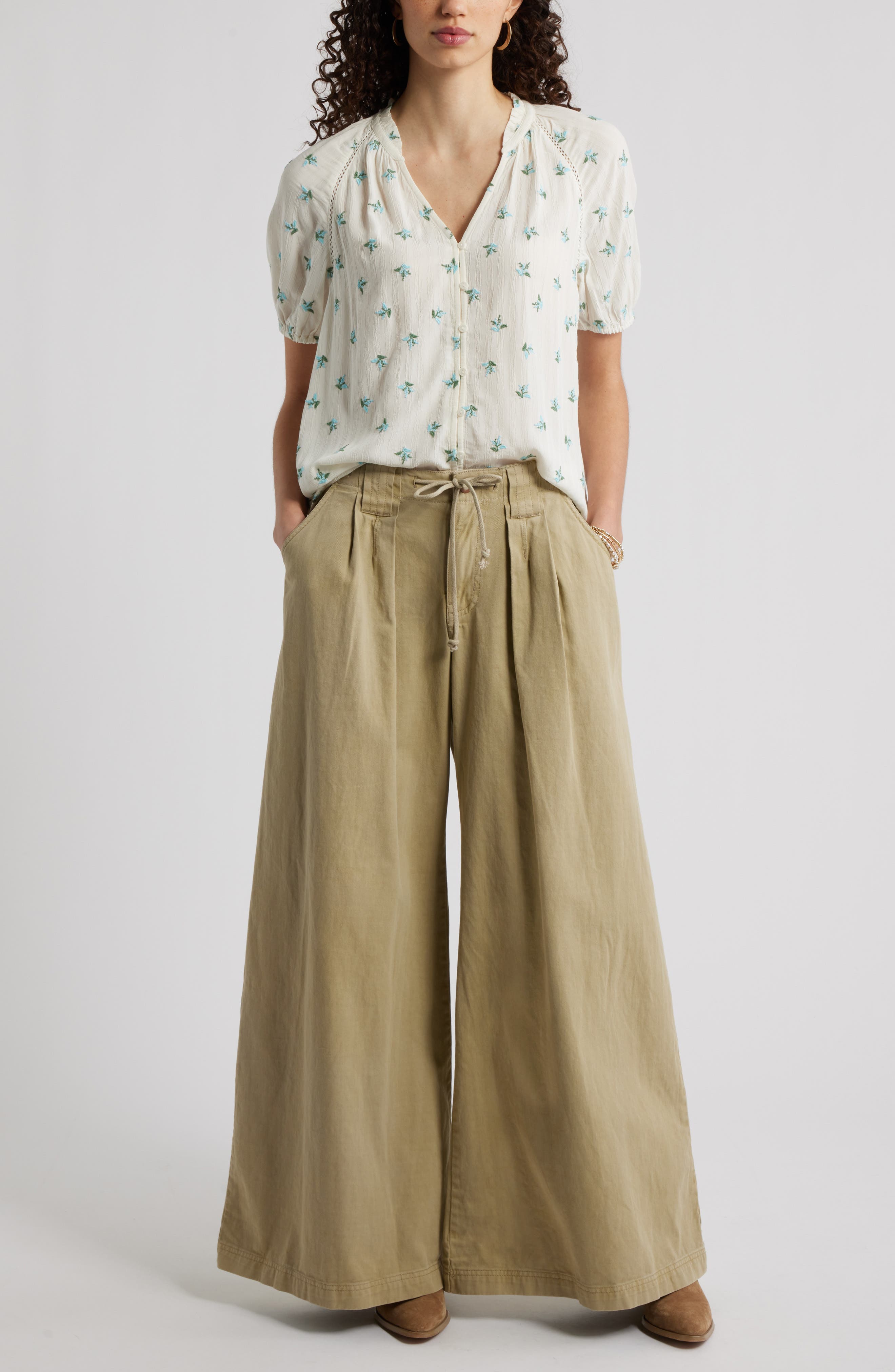Floral Button-Up Top - image 4