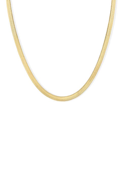 Herringbone Necklace, 5mm