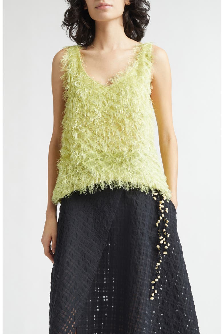 Lilly Textured Cami, Main, color, LIME GREEN