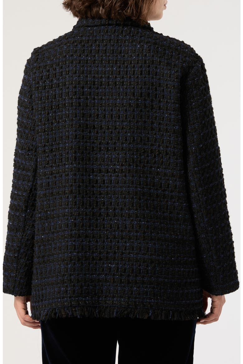 Ariete Tweed Jacket, Alternate, color, BLUE/ BLACK