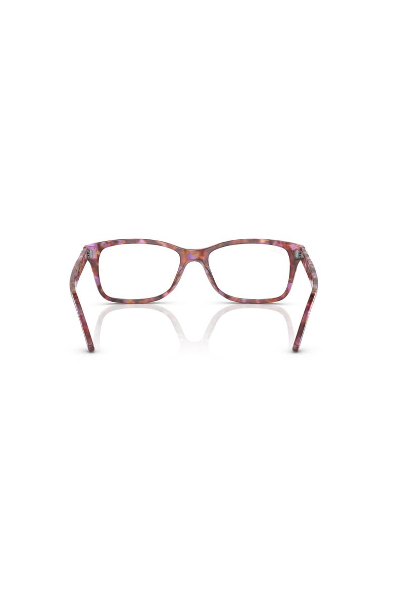 55mm Square optical glasses, Alternate, color, Red