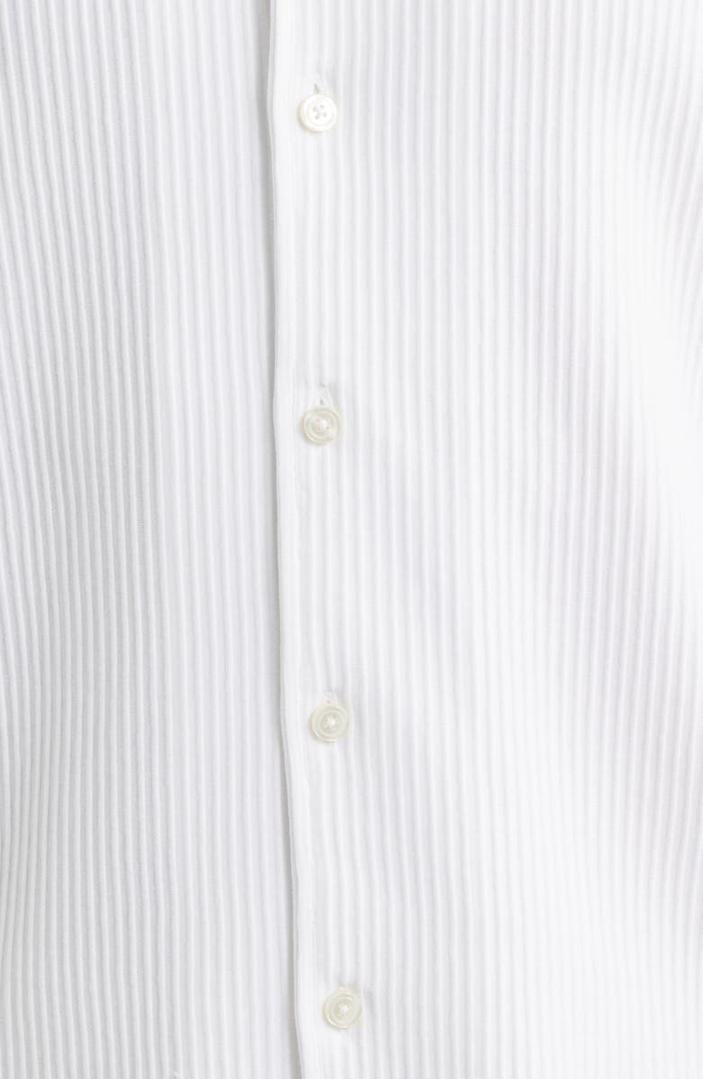 BOSS Lars Relaxed Fit Camp Shirt, Alternate, color, White