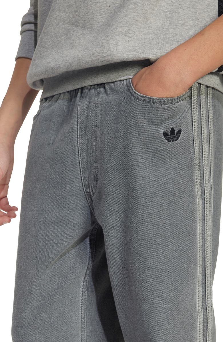 adidas Denim Look Sweatpants, Alternate, color, Light Denim