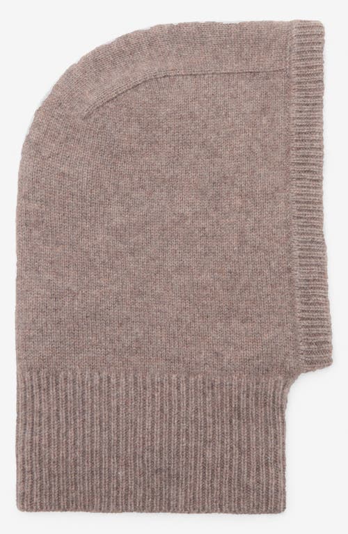 Mango Wool & Cashmere Blend Balaclava In Gray