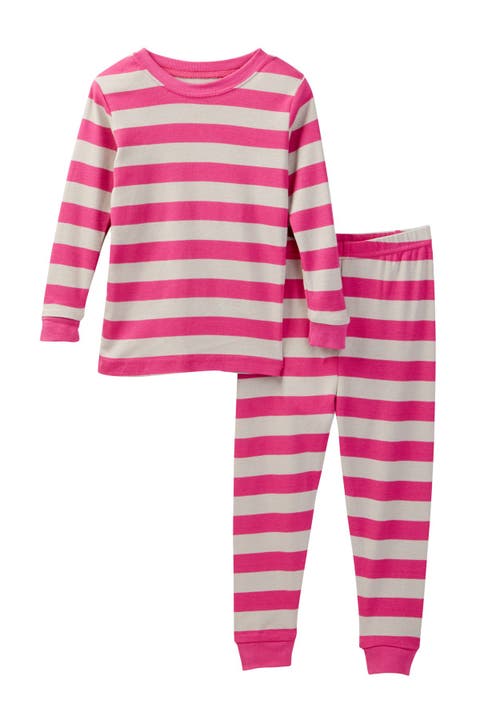 Berry Chime Striped Pajama Set