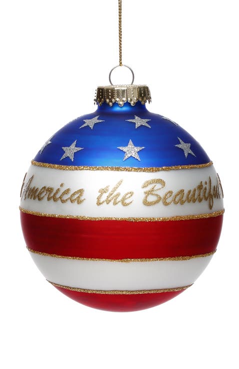 Patriotic Ball Ornament, Box of 6