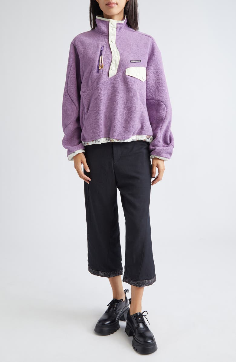 Undercover Fleece Jacket, Alternate, color, Purple