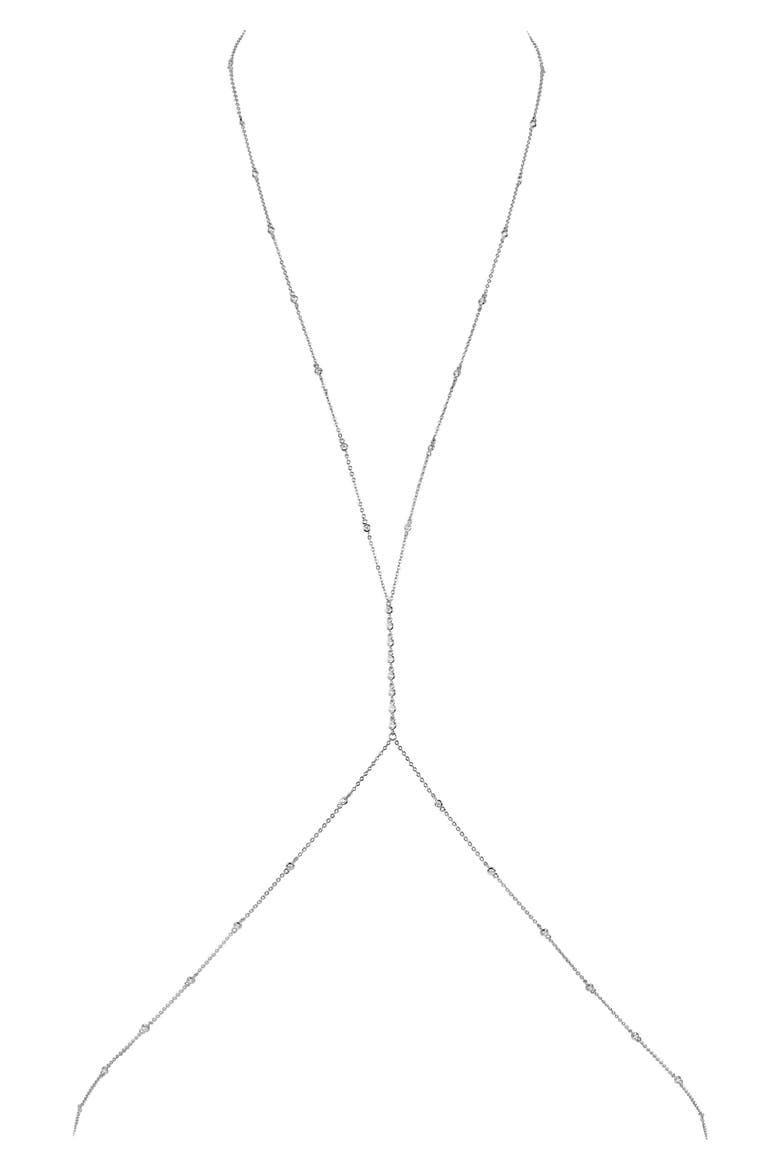 Anais Body Chain, Main, color, SILVER