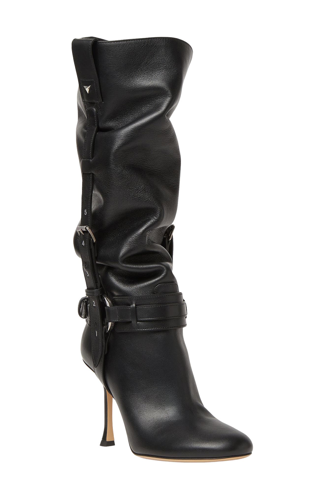 Count Leather Knee High Boot, Main, color, F0QA1 NERO