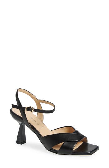 Ron White Ainsley Ankle Strap Sandal In Black