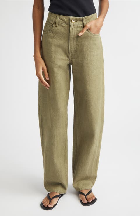 Rider Low Rise Barrel Leg Jeans (Reed Wash)