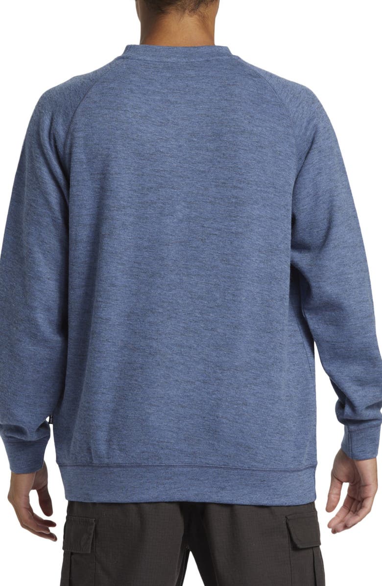 Quiksilver Raglan Sleeve Sweatshirt, Alternate, color, Nebulas Blue Heather