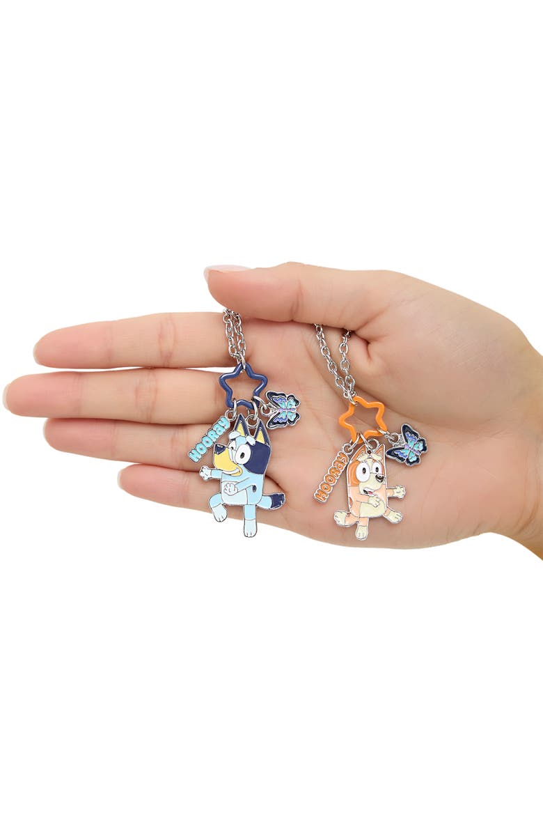 BFF Pendant Necklace Set with Star and Charm Tags, Alternate, color, Multicolor