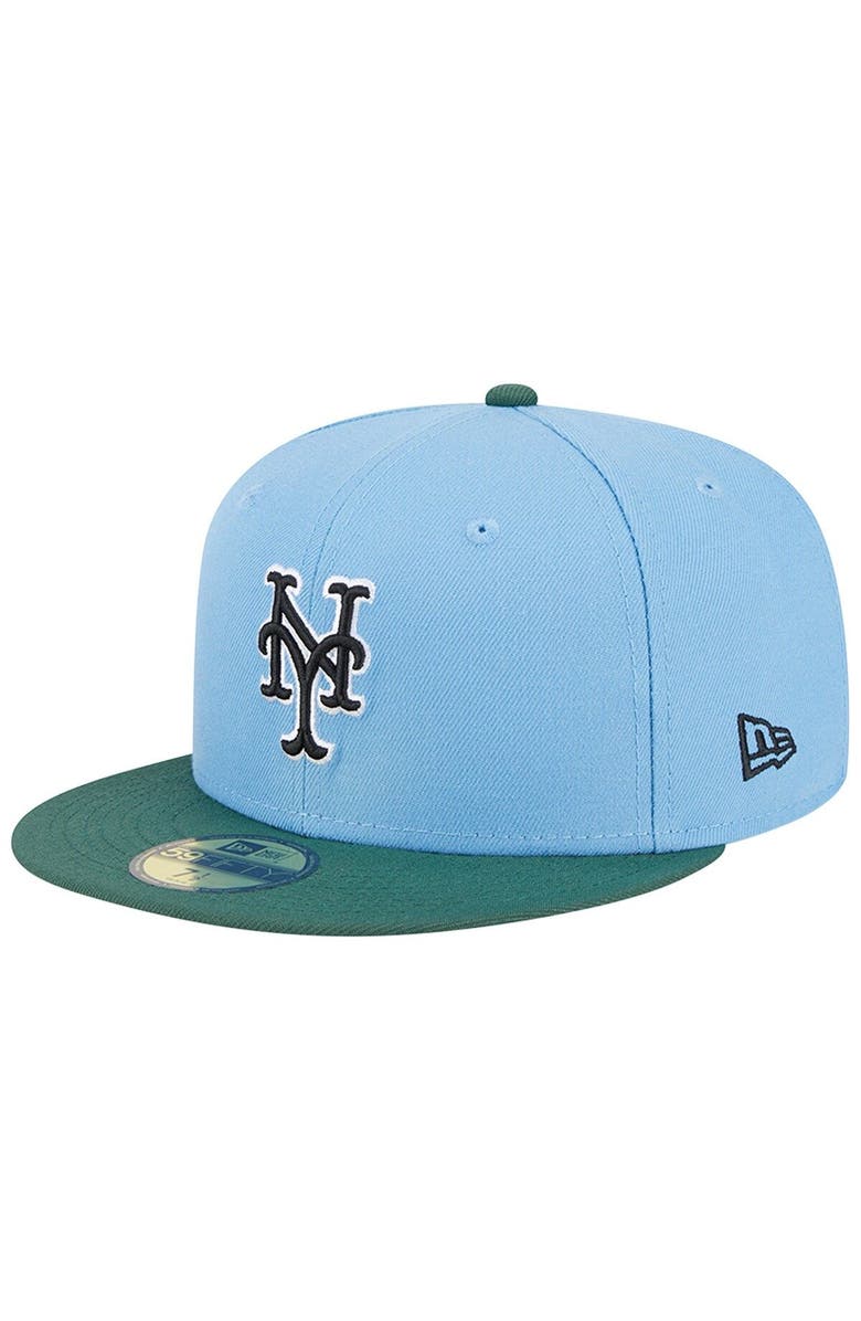 New Era Men's New Era  Sky Blue/Cilantro New York Mets 1986 World Series 59FIFTY Fitted Hat, Alternate, color, 