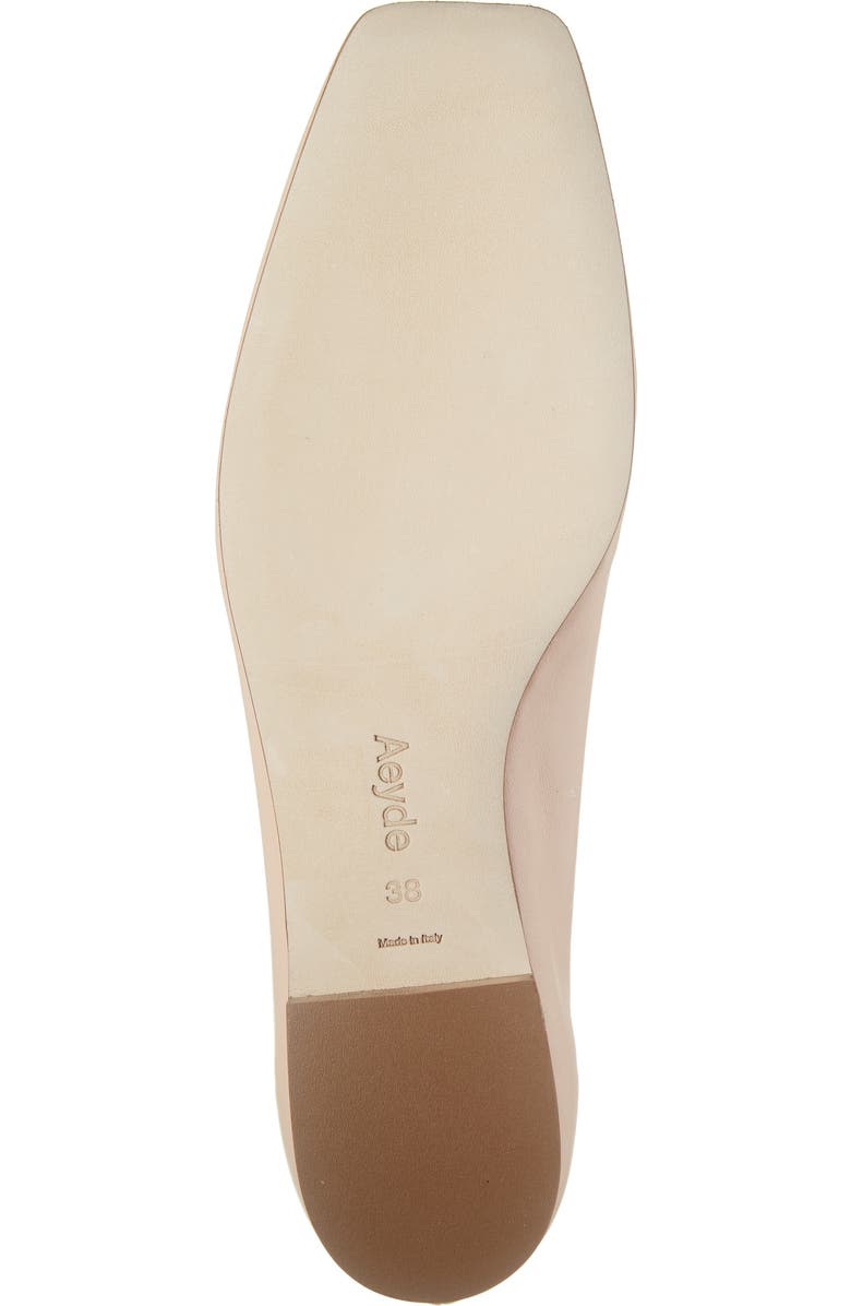 aeyde Ida Square Toe Flat, Alternate, color,