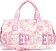 OMG Accessories Kids' Sleepover Plush Faux Fur Duffle Bag