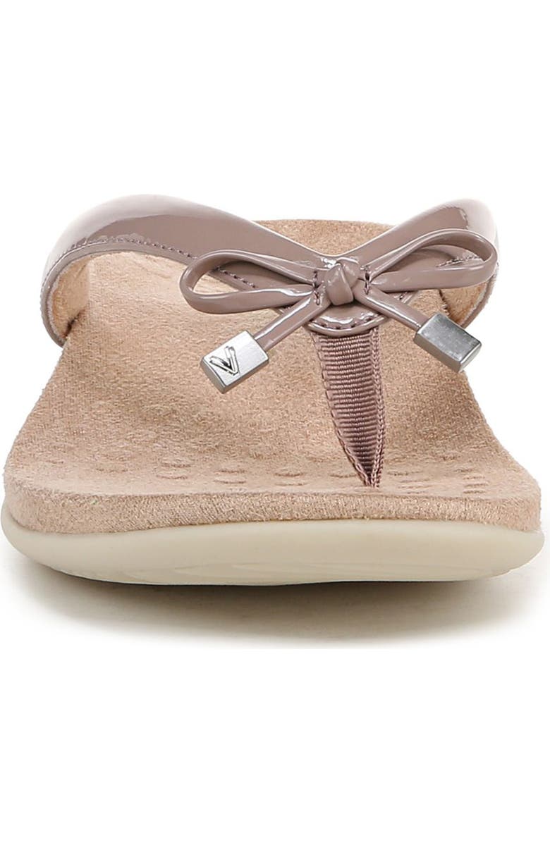 Vionic Bella II Flip Flop, Alternate, color, Magnolia Dusk Patent