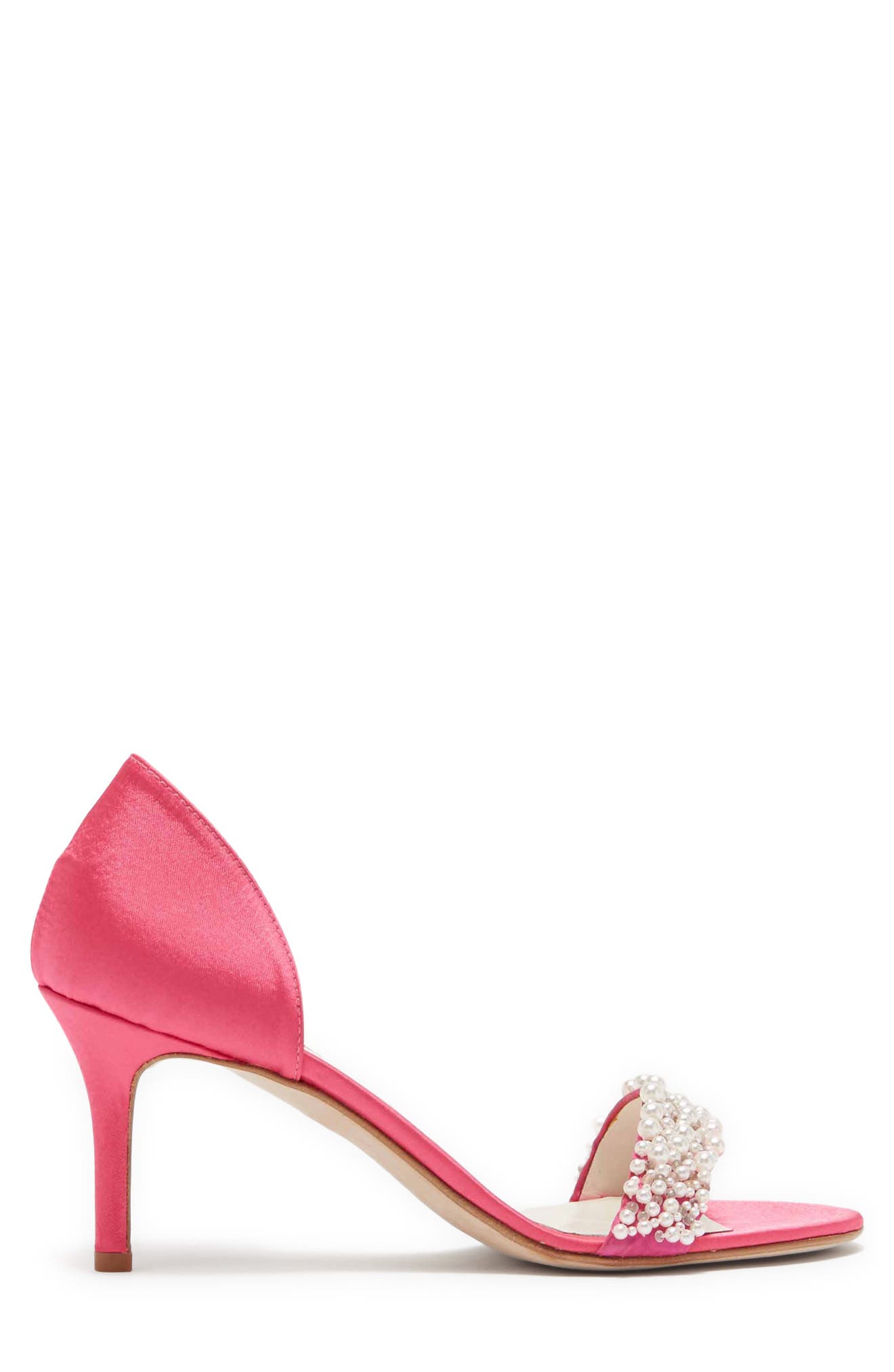 Cappy d'Orsay Sandal, Alternate, color, HOT PINK