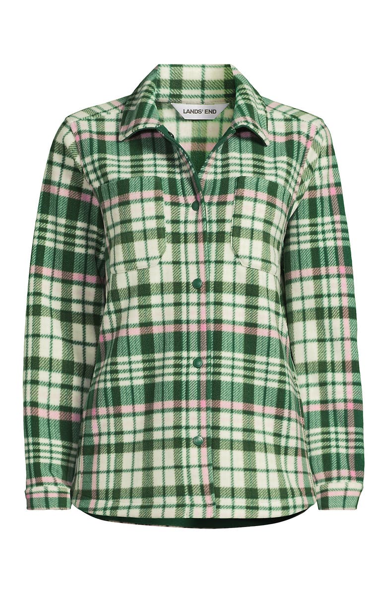 Lands' End Anyweather Fleece Shirt Jacket, Alternate, color, 