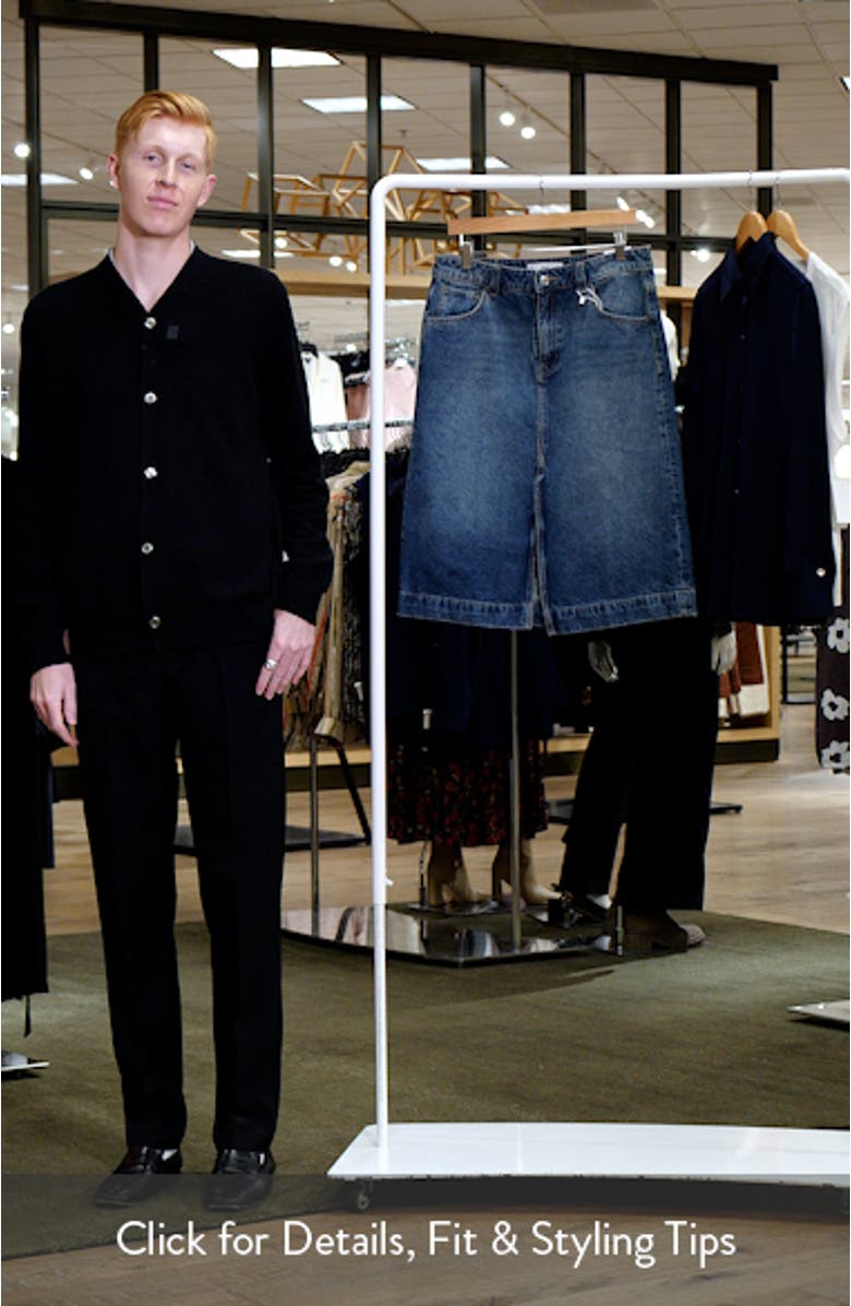 Denim Midi Skirt, sales video thumbnail