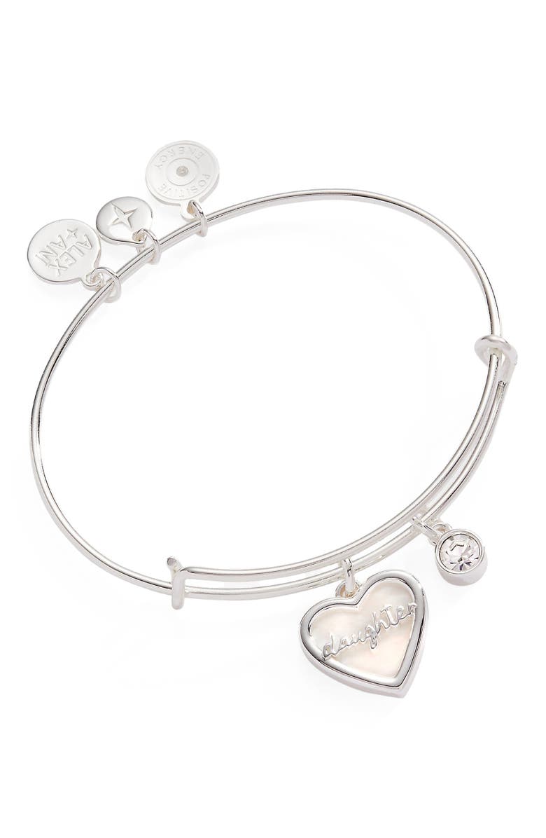 Alex and Ani Daughter Bangle Bracelet, Main, color, 