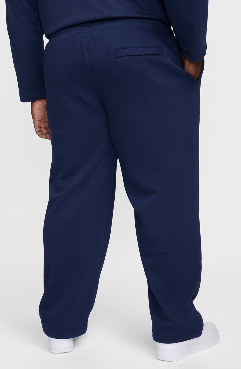 Nike Club Fleece Bungie Pants, Alternate, color, Midnight Navy/ White